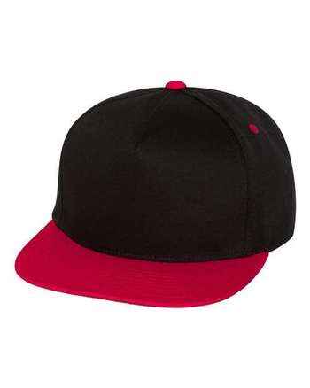 Photo of Flat Bill Cap - YP Classics - Black/ Red - view 3