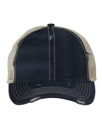 Photo of Bounty Dirty-Washed Mesh-Back Cap - Sportsman - Navy/ Khaki - view 2