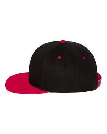 Photo of Flat Bill Cap - YP Classics - Black/ Red - view 2