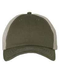 Photo de Cap à dos en mesh avec surpiqûres contrastées - Sportsman - Olive/ Khaki - vue 3