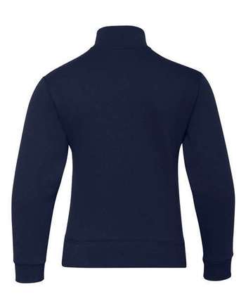 Photo de Nublend® Sweat-shirt Jeunesse à Col Montant Zippé à Quart de Tour - JERZEES - J. Navy - vue 1