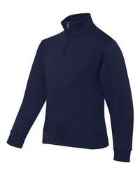 Photo de Nublend® Sweat-shirt Jeunesse à Col Montant Zippé à Quart de Tour - JERZEES - J. Navy - vue 2
