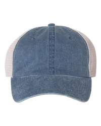 Photo de Pigment-Dyed Trucker Cap - Sportsman - Navy/ Stone - vue 4