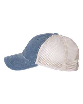 Photo de Pigment-Dyed Trucker Cap - Sportsman - Navy/ Stone - vue 1