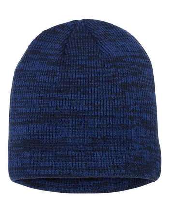 Photo of 8" Marled Knit Beanie - Sportsman - Royal/ Navy - view 1