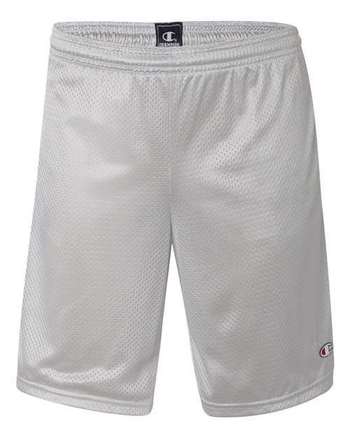 Photo of Polyester Mesh 9" Shorts with Pockets - Champion - Athletic Grey - view 3