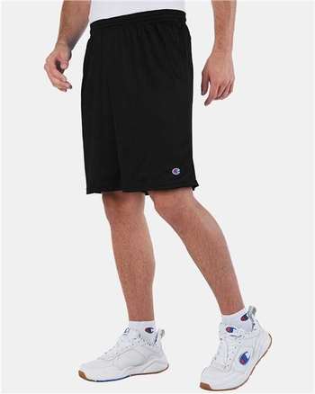 Photo de Shorts en maille polyester 9" avec poches - Champion - Noir - vue 5
