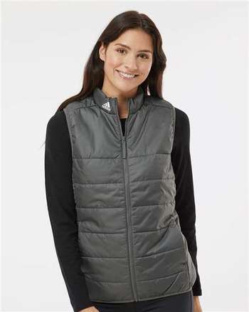 Photo of Women's Puffer Vest - Adidas - Grey Five - view 6
