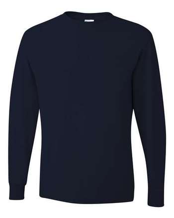 Photo de Dri-Power® T-shirt à manches longues 50/50 - JERZEES - J. Navy - vue 3