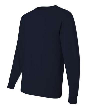 Photo de Dri-Power® T-shirt à manches longues 50/50 - JERZEES - J. Navy - vue 2
