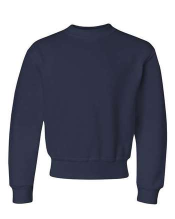 Photo de Sweat-shirt ras du cou pour jeunes NuBlend® - JERZEES - J. Navy - vue 3