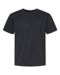 Photo de T-shirt mi-lourd pour jeunes Softstyle® - Gildan - Pitch Black - vue 3