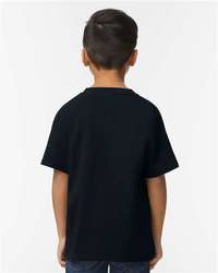 Photo de T-shirt mi-lourd pour jeunes Softstyle® - Gildan - Pitch Black - vue 4