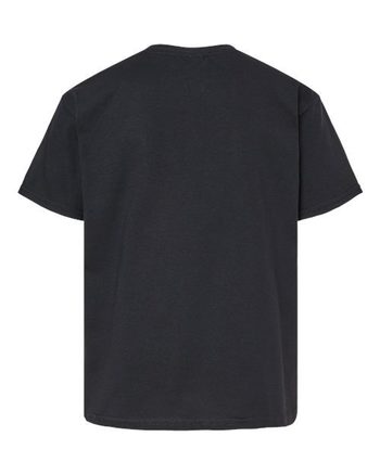 Photo de T-shirt mi-lourd pour jeunes Softstyle® - Gildan - Pitch Black - vue 2
