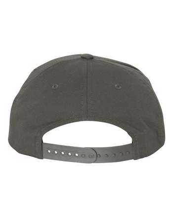 Photo de Casquette Snapback Cinq Panneaux Non Structurée - YP Classics - Charcoal - vue 2