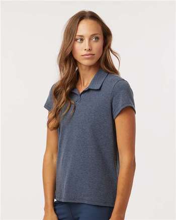 Photo of Women's Blend Polo - Adidas - Collegiate Navy Melange - view 5