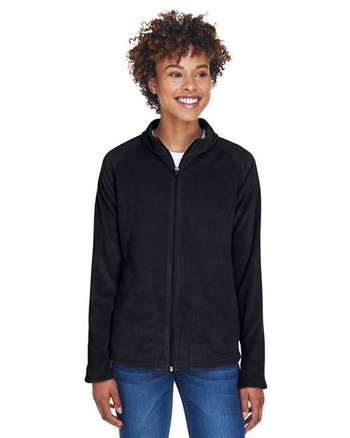 Photo of Women's Campus Microfleece Jacket - Team 365 - Black - view 5