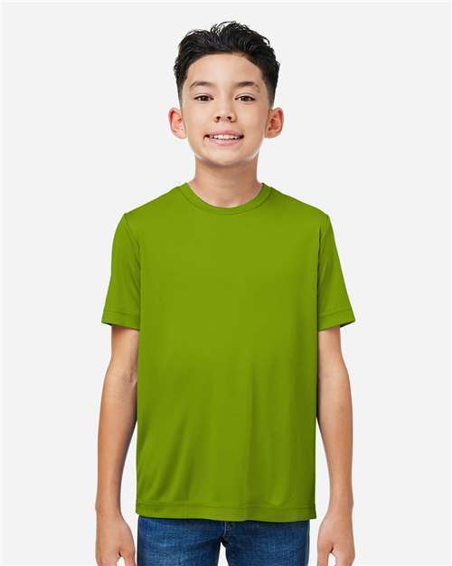 Photo of Youth Capital Performance T-Shirt - CORE365 - Acid Green - view 6