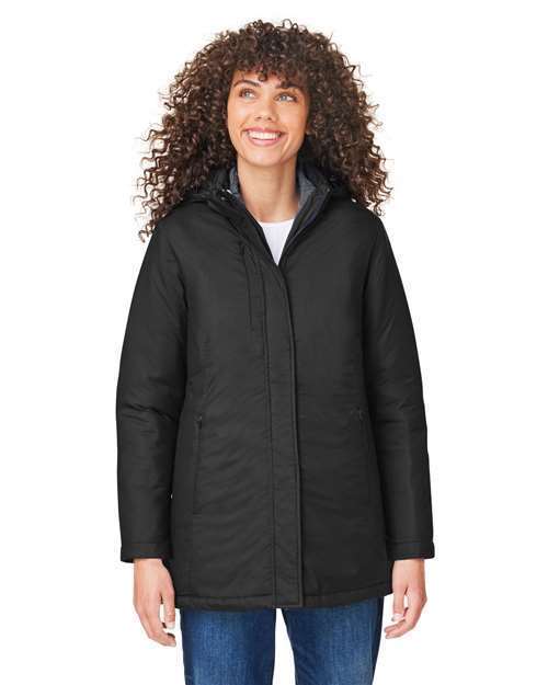 Photo of Women's Inspire 3-in-1 Jacket with Insulated Liner - CORE365 - Black/ Carbon - view 4