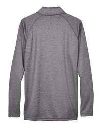 Photo of Stretch Tech-Shell® Compass Quarter-Zip Pullover - Devon & Jones - Dark Grey Heather - view 1