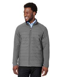 Photo of New Classics® Charleston Hybrid Jacket - Devon & Jones - Graphite Melange/ Graphite - view 6