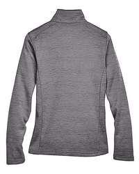 Photo of Women's Newbury Mélange Fleece Quarter-Zip Pullover - Devon & Jones - Dark Grey Heather - view 1