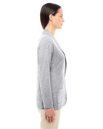 Photo of Women's Perfect Fit™ Shawl Collar Cardigan - Devon & Jones - GREY HEATHER - view 3