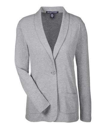 Photo of Women's Perfect Fit™ Shawl Collar Cardigan - Devon & Jones - GREY HEATHER - view 1