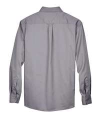 Photo of Easy Blend™ Long Sleeve Twill Shirt - Harriton - Dark Grey - view 1