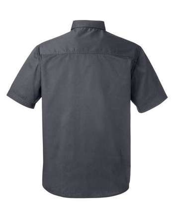 Photo of Advantage IL Short Sleeve Work Shirt - Harriton - Dark Charcoal - view 2