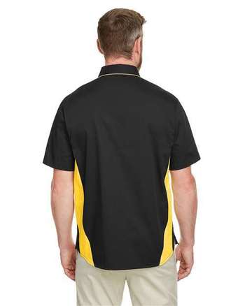 Photo of Flash IL Colorblock Shirt - Harriton - Black/ Sunray Yellow - view 4