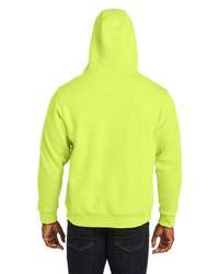 Photo of Tall ClimaBloc™ Lined Heavyweight Hooded Sweatshirt - Harriton - Safety Yellow - view 4