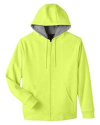 Photo of Tall ClimaBloc™ Lined Heavyweight Hooded Sweatshirt - Harriton - Safety Yellow - view 3