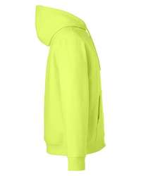 Photo of Tall ClimaBloc™ Lined Heavyweight Hooded Sweatshirt - Harriton - Safety Yellow - view 1