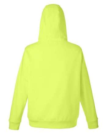 Photo of Tall ClimaBloc™ Lined Heavyweight Hooded Sweatshirt - Harriton - Safety Yellow - view 2