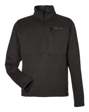 Photo of Drop Line Half-Zip Jacket - Marmot - Black Heather - view 3