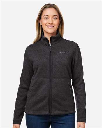 Photo of Women's Drop Line Fleece Jacket - Marmot - Black Heather - view 6