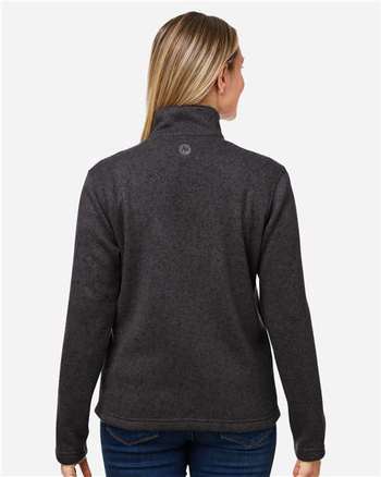 Photo of Women's Drop Line Fleece Jacket - Marmot - Black Heather - view 4