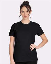 Photo of Women's CVC Relaxed T-Shirt - Next Level - Black - view 5