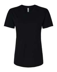 Photo of Women's CVC Relaxed T-Shirt - Next Level - Black - view 3