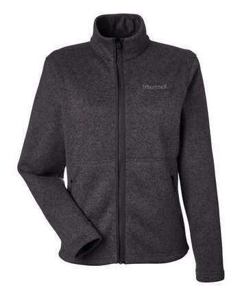 Photo of Women's Drop Line Fleece Jacket - Marmot - Black Heather - view 3