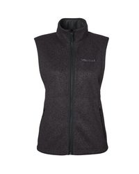 Photo of Women's Drop Line Fleece Vest - Marmot - Black Heather - view 3