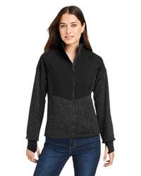 Photo of Women's Passage Sweater Jacket - Spyder - Black Powder/ Black - view 5