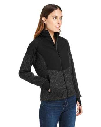Photo of Women's Passage Sweater Jacket - Spyder - Black Powder/ Black - view 4