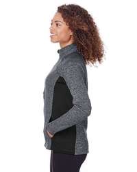 Photo of Women's Constant Half-Zip Sweater - Spyder - Black Heather/ Black - view 4
