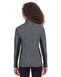 Photo of Women's Constant Half-Zip Sweater - Spyder - Black Heather/ Black - view 3