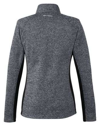 Photo of Women's Constant Half-Zip Sweater - Spyder - Black Heather/ Black - view 2