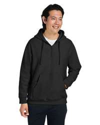 Photo of Zone HydroSport™  Heavyweight Quarter-Zip Pullover Hooded Sweatshirt - Team 365 - Black - view 6