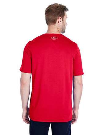 Photo of Locker 2.0 T-Shirt - Under Armour - Red/ Metallic Silver - view 4