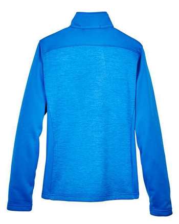Photo of Women's Newbury Colorblock Mélange Fleece Full-Zip Jacket - Devon & Jones - French Blue/ French Blue Heather - view 1